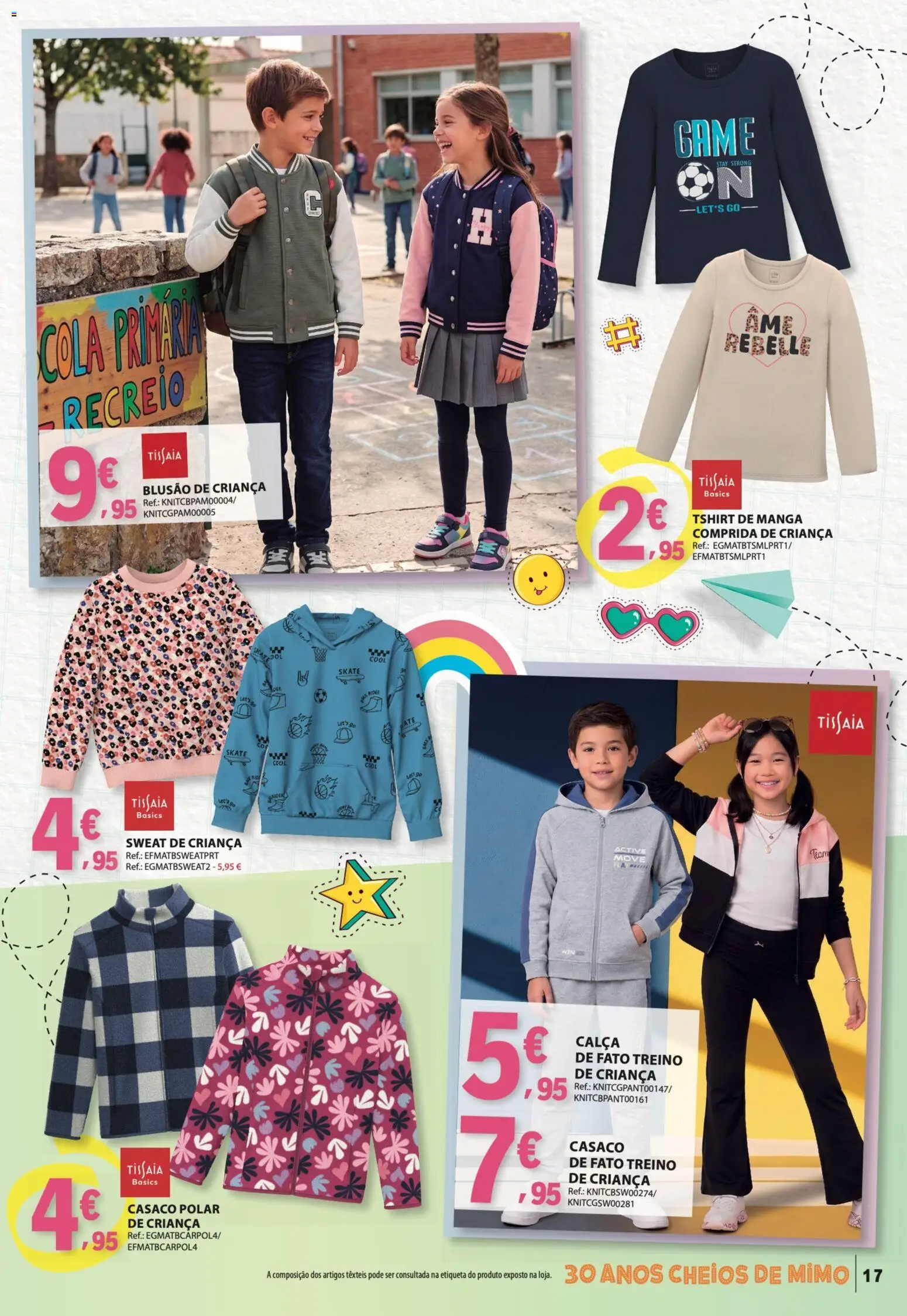 E.Leclerc - Folheto Regresso Às Aulas 1 │ válido de 04/08/2026 | Página: 17 | Produtos: Casaco, Skate, Calça, Fato