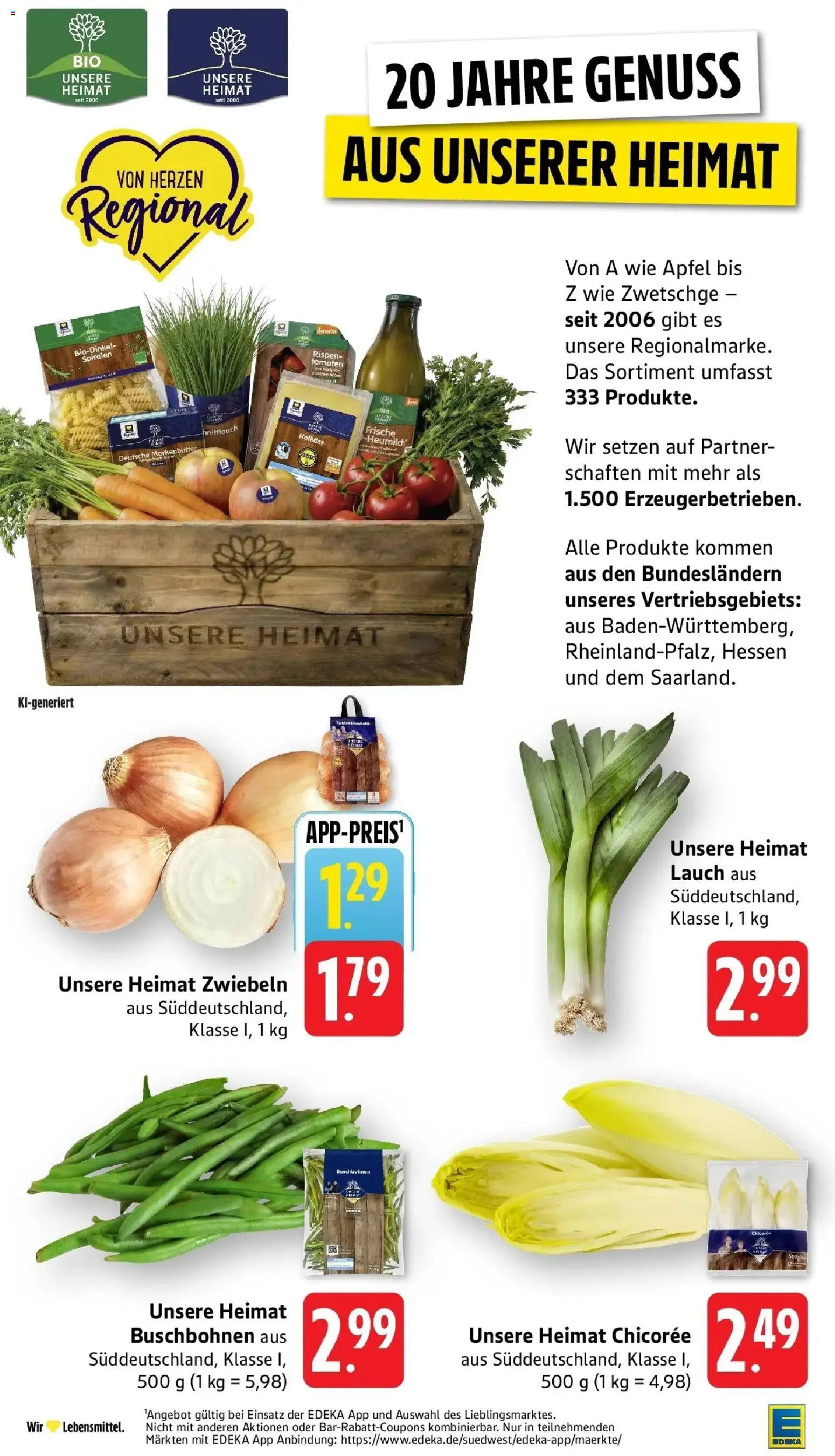 Edeka Prospekt Lahr (ab 21.09.2026) » Angebote Online | Seite: 12 | Produkte: Äpfel, Tomaten, Zwiebeln, Lauch