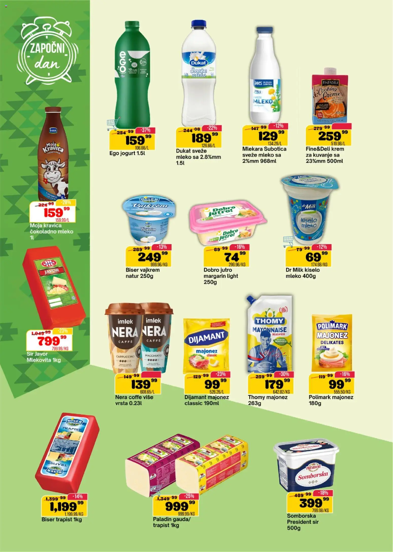 Senta Promet katalog - važi od 21.10.2026 | Strana: 4 | Proizvode: Sveže mleko, Moja kravica, Vajkrem, Mleko