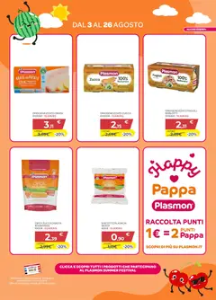 Anteprima del volantino Bimbo store volantino Summer Festival valido a partire dal 03/08/2026 | Pagina: 2 | Prodotti: Carota, Fagioli, Sale, Zucca