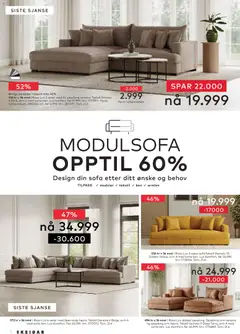 Forhåndsvisning av Skeidar kundeavis gyldig fra 12.06.2026 | Side: 4 | Produkter: Sofa, Sjeselong