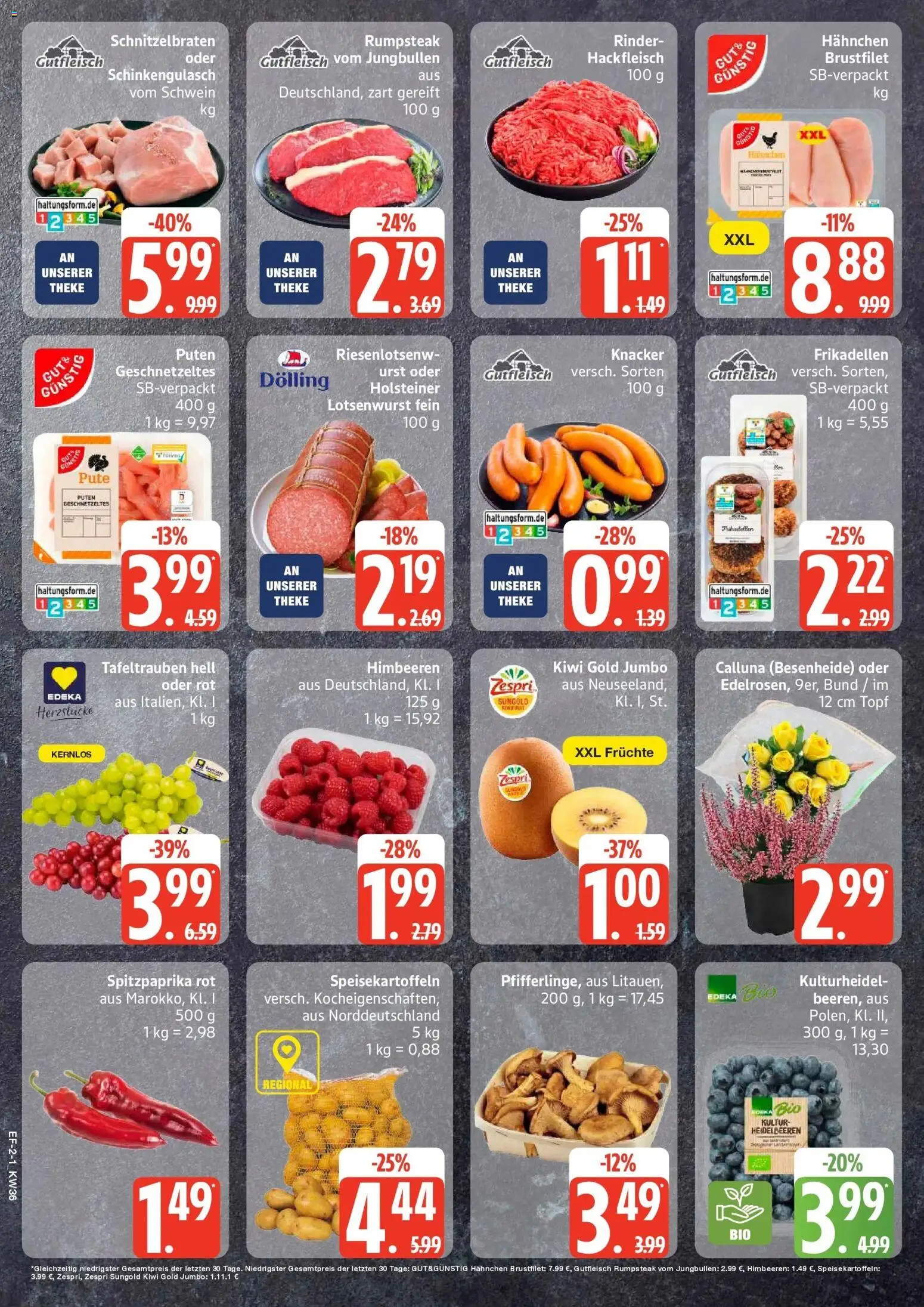 Edeka Prospekt Hamburg (ab 31.08.2026) » Angebote Online | Seite: 2 | Produkte: Rumpsteak, Pute, Hahnchen, Kiwi