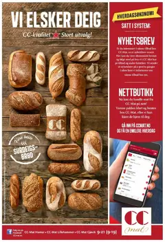 Forhåndsvisning av CC Mat kundeavis gyldig fra 05/10/2026 | Side: 8 | Produkter: Deig, Brød, Rundstykker, Mat
