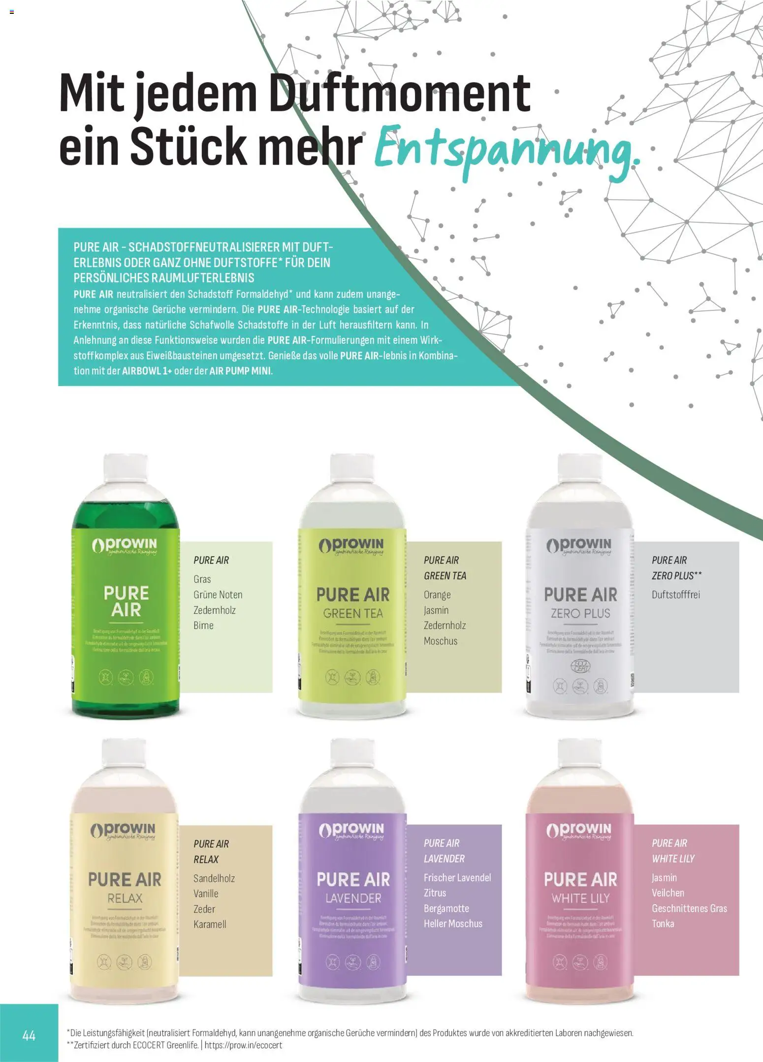 Katalog ProWin Juli / Dezember 2026 – gültig ab 01.07.2026 | Seite: 44 | Produkte: Duft, Birne, Lavendel