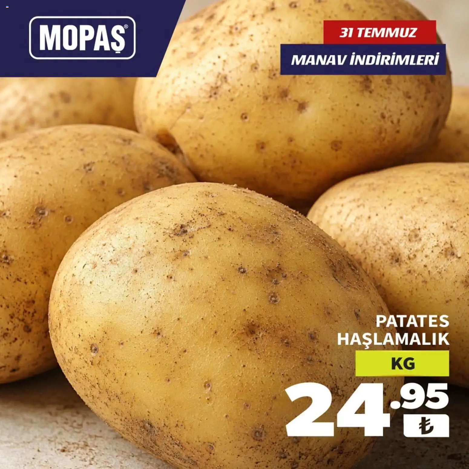 Mopaş Katalog - 31 Temmuz 2026 tarihinden itibaren geçerlidir | Sayfa: 6 | Ürünler: Patates