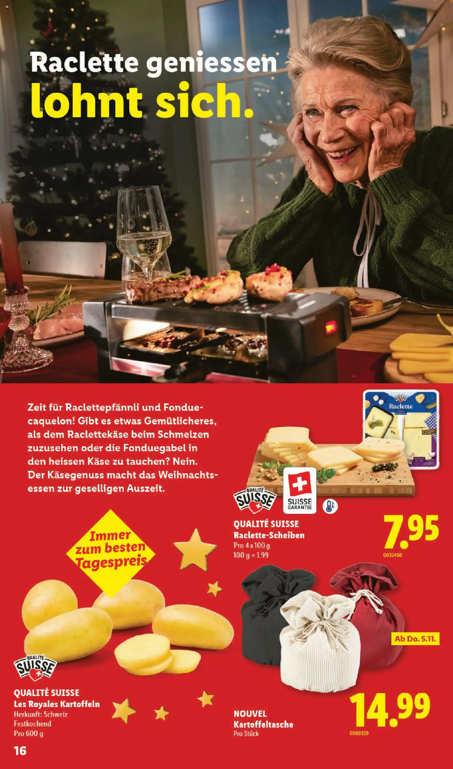 Lidl aktionen Festliche Spezialitäten – gültig ab 29.10.2026 | Seite: 16