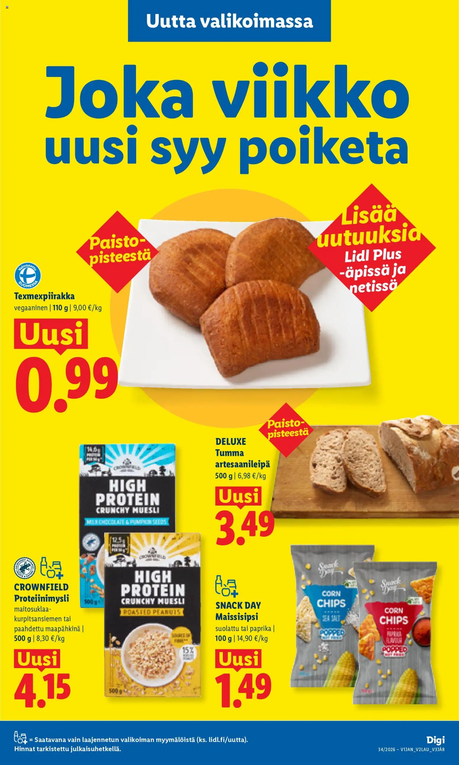 Lidl tarjoukset - Helsinki – voimassa 24/08/2026 alkaen | Sivu: 5 | Tuotteet: Paprika
