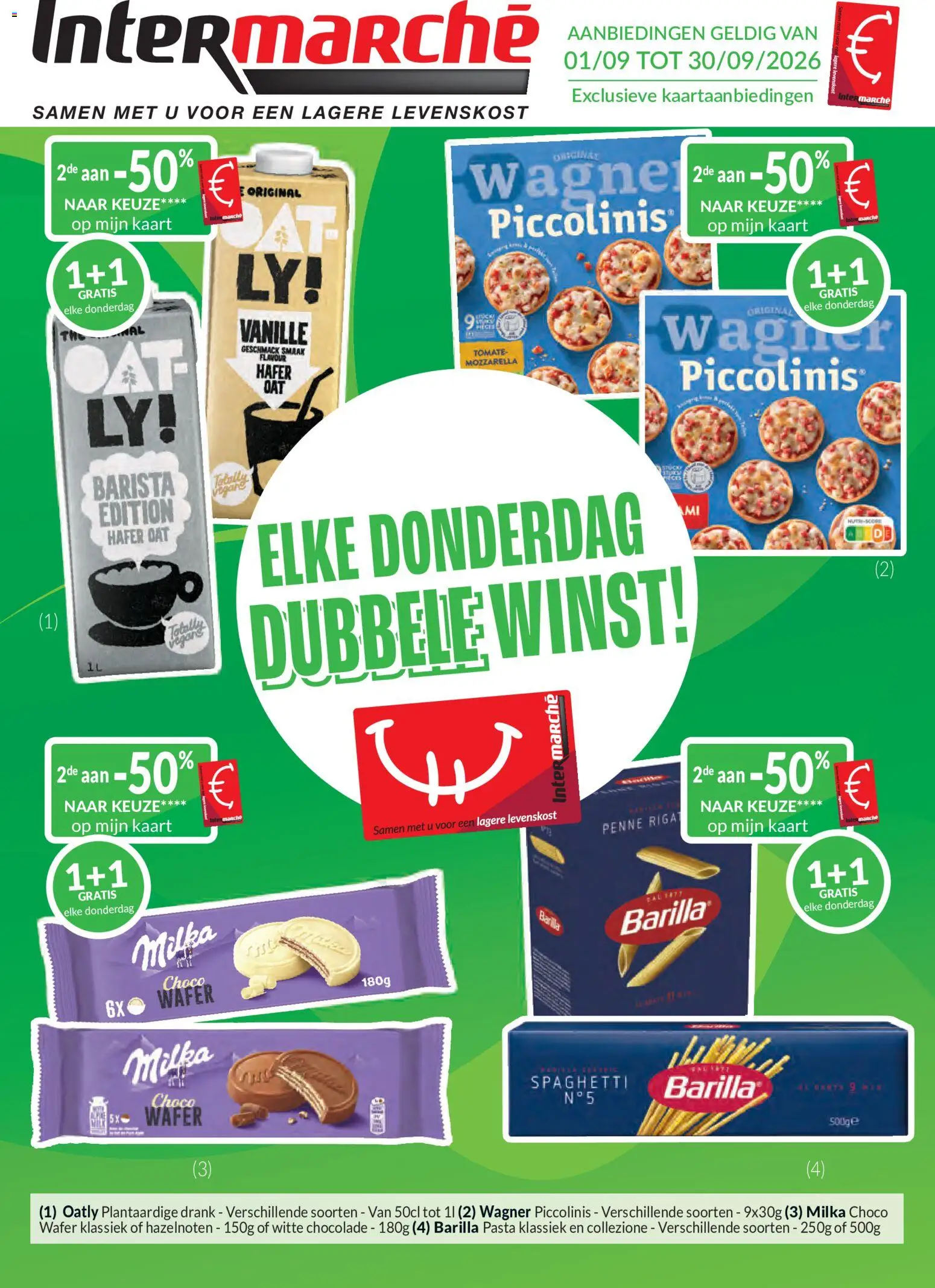 {H1} | Pagina: 1 | Producten: Pizza, Spaghetti, Vanille, Hazelnoten