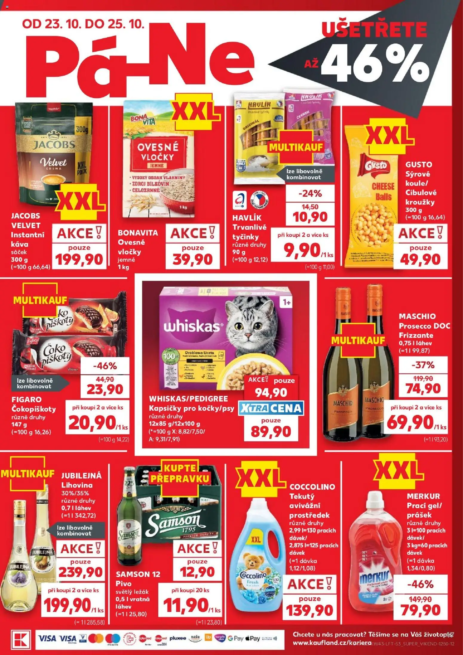 Kaufland leták - Liberec od 21.10.2026 | Strana: 47 | Produkty: Prosecco, Coccolino, Maschio prosecco, Crema
