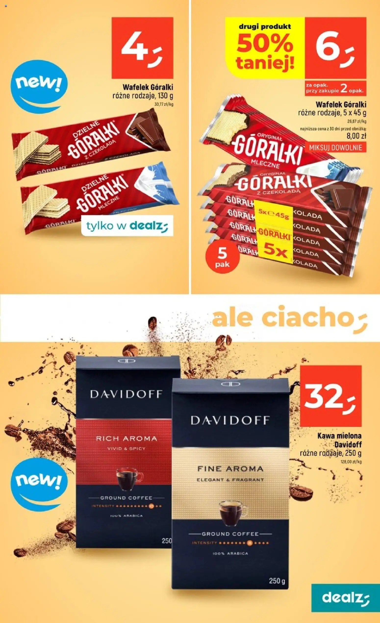 Dealz gazetka od 15.10.2026 | Strona: 25 | Produkty: Wafelek, Kawa, Czekolada, Kawa mielona