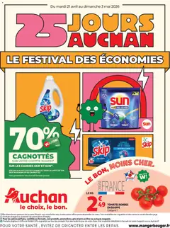 Auchan 25 jours hypers - Voorbeeld van een folder van Auchan, geldig van 21.04.2026