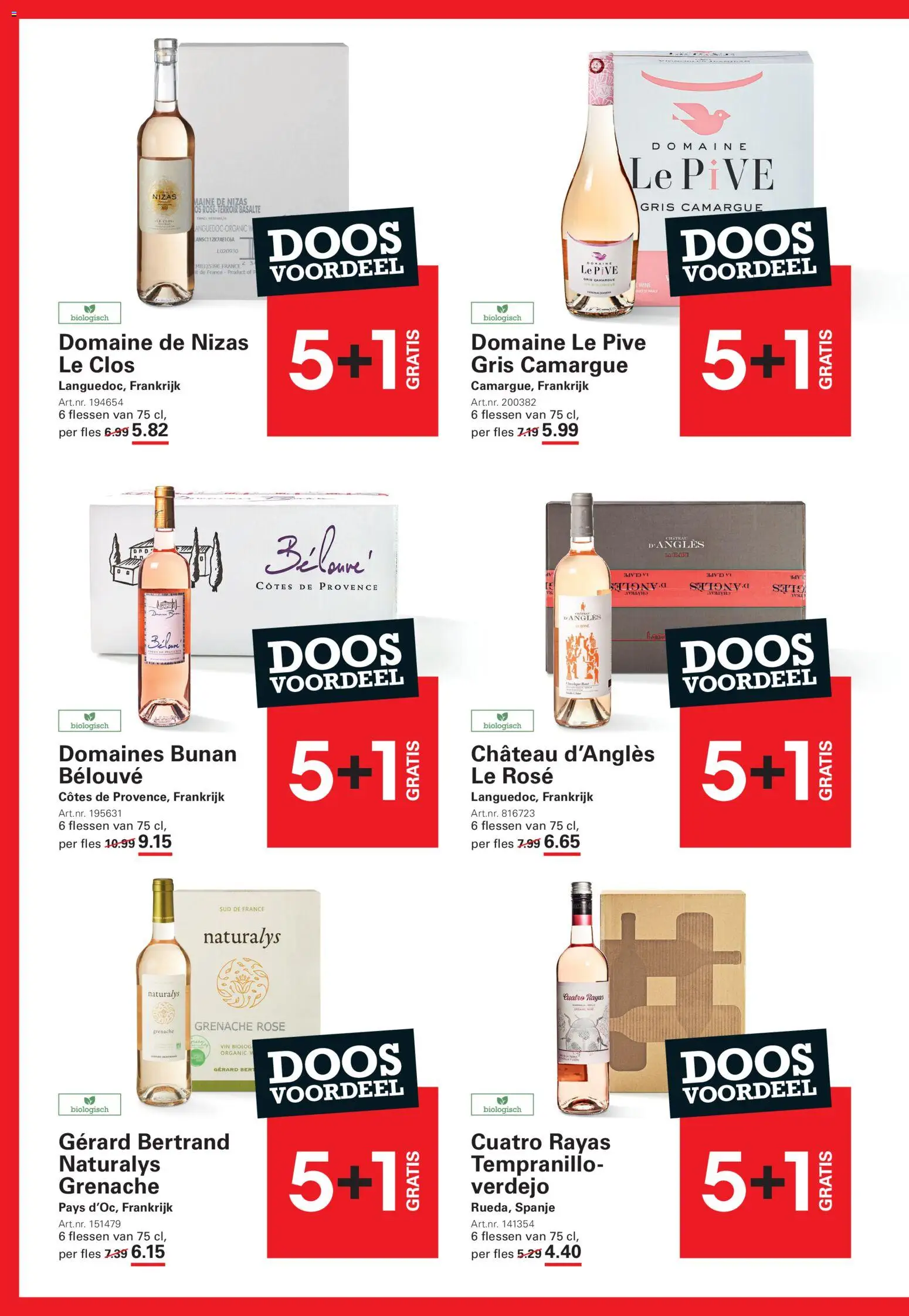 {H1} | Pagina: 6 | Producten: Fles, La