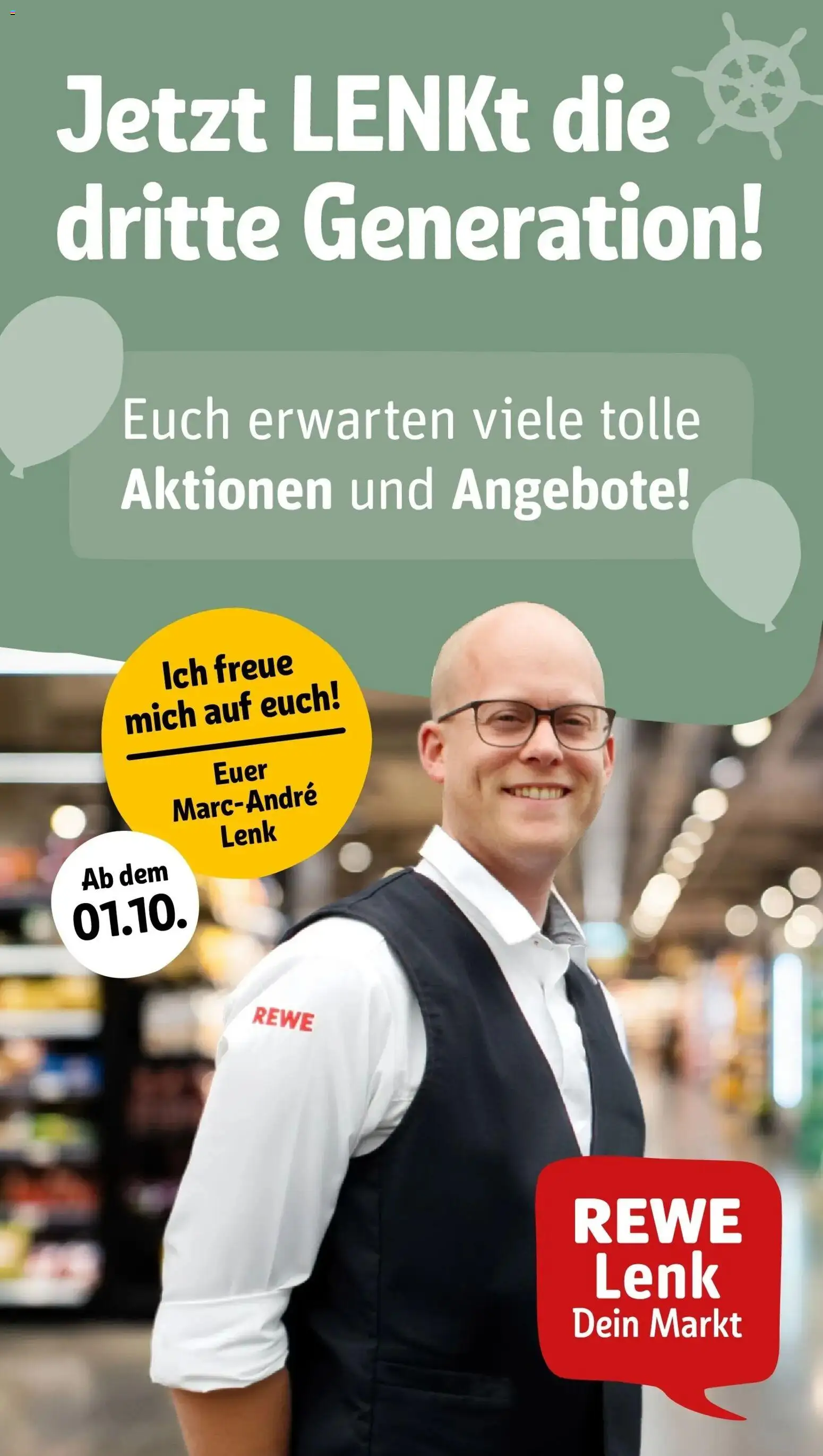 REWE Prospekt ab 28.09.2026 zum Blättern » Angebote | Seite: 1