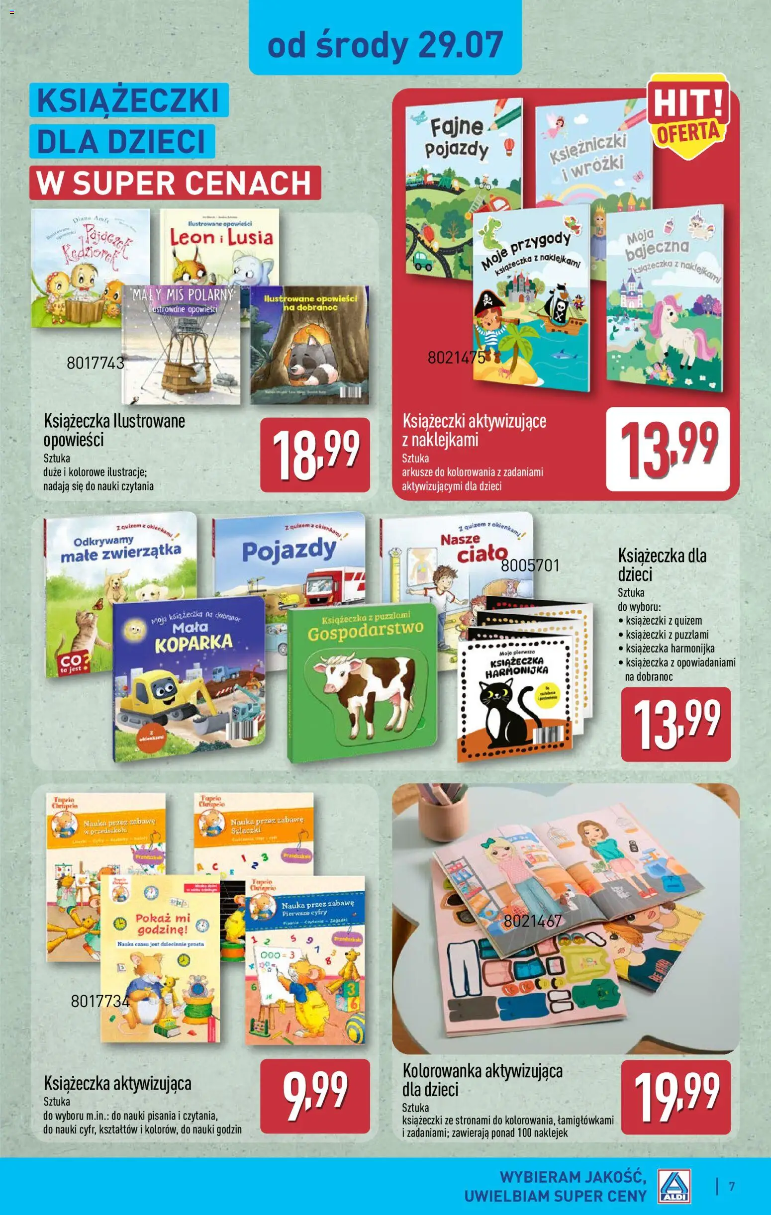 Aldi Polsko leták - Ostatnie sztuki w wybranych sklepach od 29.07.2026 | Strana: 7 | Produkty: Miš