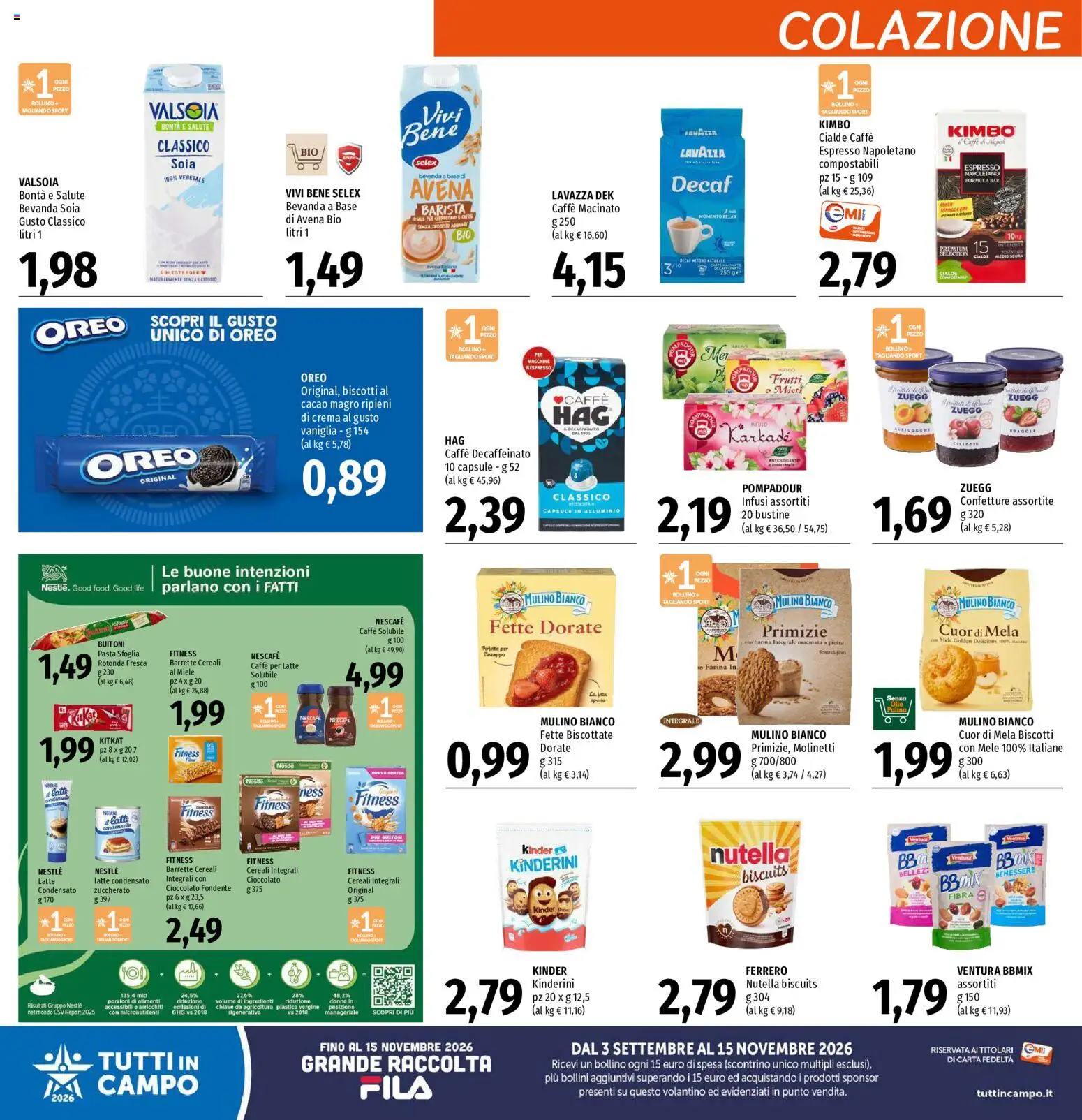 Volantino EMI del 29/10/2026 | Pagina: 16 | Prodotti: Alluminio, Miele, Nescafé, Caffè decaffeinato