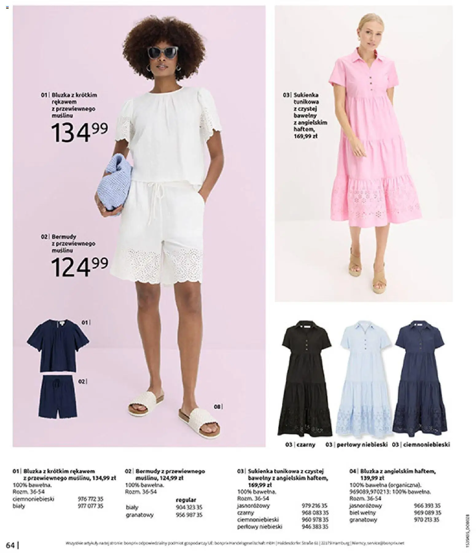 BonPrix Katalog od 18.05.2026 | Strona: 66 | Produkty: Bluzka, Sukienka