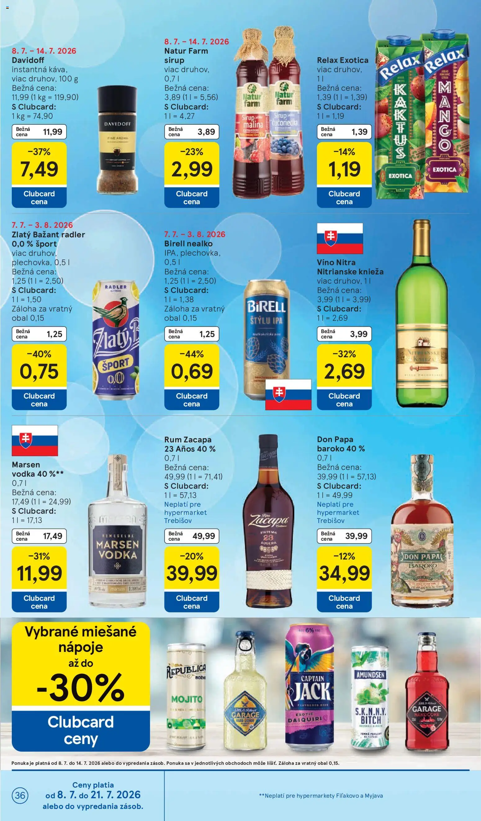 Nové Tesco akcie – leták je platný od 08.07.2026 | Strana: 36