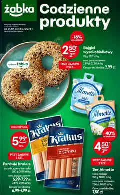 Pogląd oferty "Żabka gazetka - Codzienne produkty" - ważna od 01.07.2026