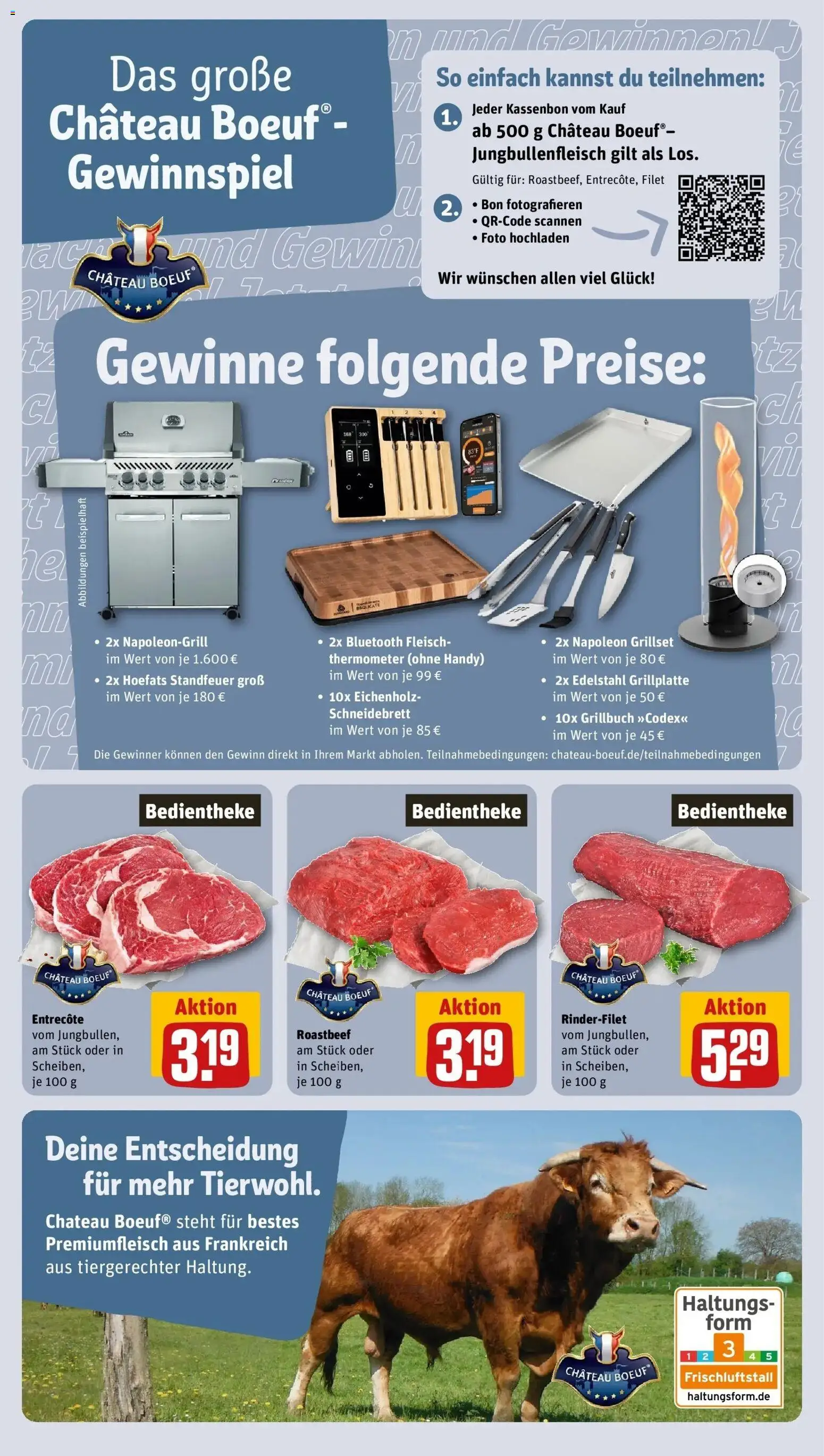 REWE Prospekt ab 21.09.2026 zum Blättern » Angebote | Seite: 18 | Produkte: Thermometer, Rinderfilet, Entrecote, Fleisch