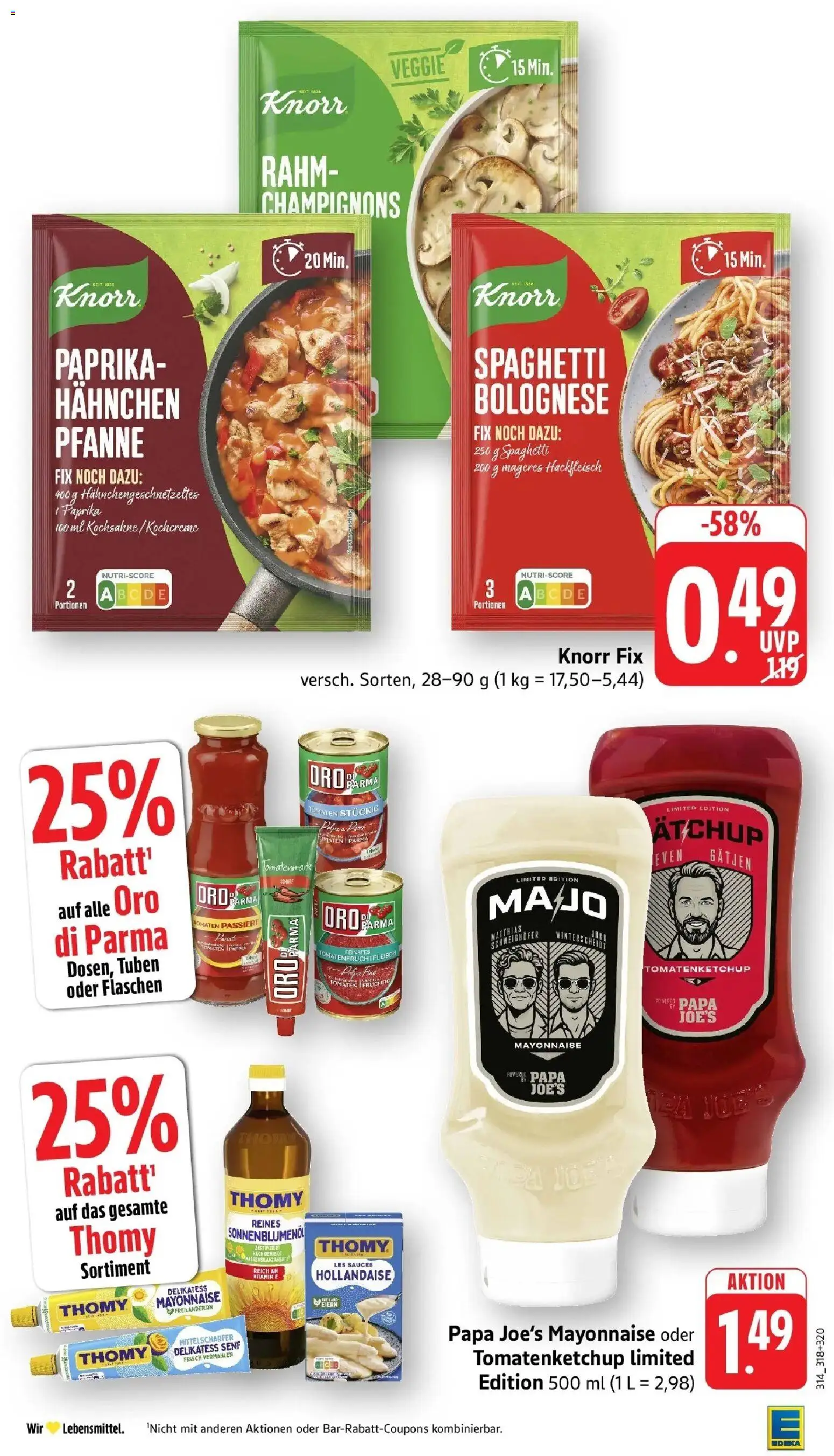 Edeka Prospekt Trier – gültig ab 08.06.2026 | Seite: 30 | Produkte: Tomaten, Champignons, Paprika, Mayonnaise