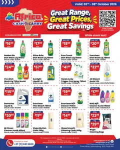 Africa Cash & Carry specials catalogue – valid from 02/10/2026