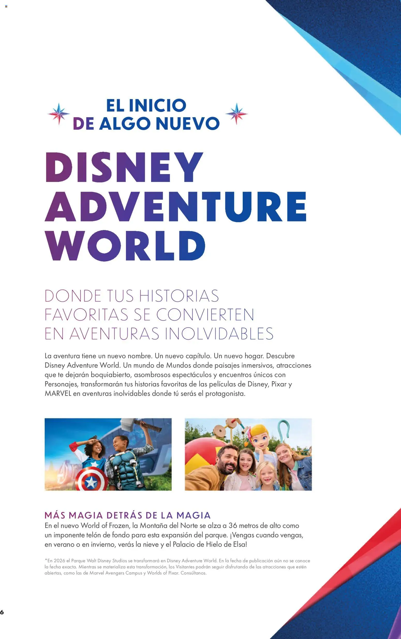 Viajes El Corte Inglés Folleto Disneyland Paris │ válido desde el 31/03/2026 | Página: 8 | Productos: Hielo, Té