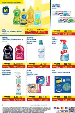 Metro Katalog - Pregled kataloga iz trgovine Metro, vrijedi od 18.05.2026 | Stranica: 8 | Proizvodi: Toaletni papir, Tekući deterdžent, Pasta, Perwoll