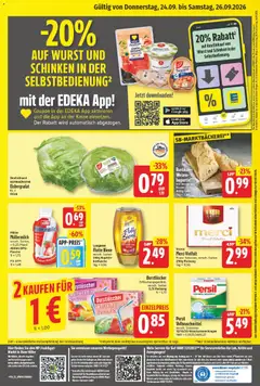 NP Discount Prospekt ab 21.09.2026 gültig | Seite: 12 | Produkte: Eisbergsalat, Wurst, Müllermilch, Persil