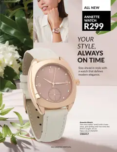 Avon specials catalogue – valid from 01.05.2026 | Page: 115 | Products: Watch, Cream