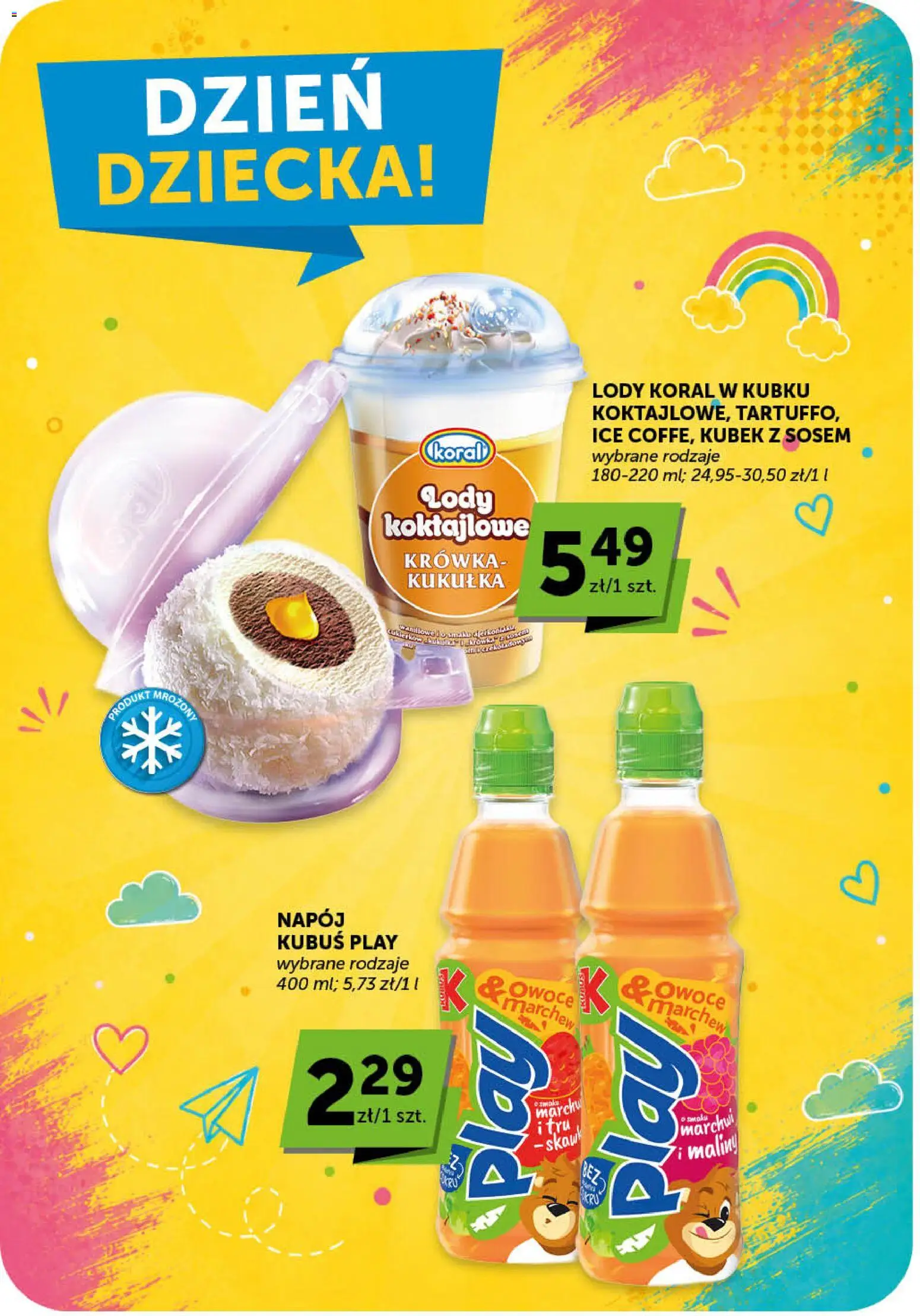 ABC gazetka - Market od 28.05.2026 | Strona: 12 | Produkty: Maliny, Lody koral, Lody, Owoce