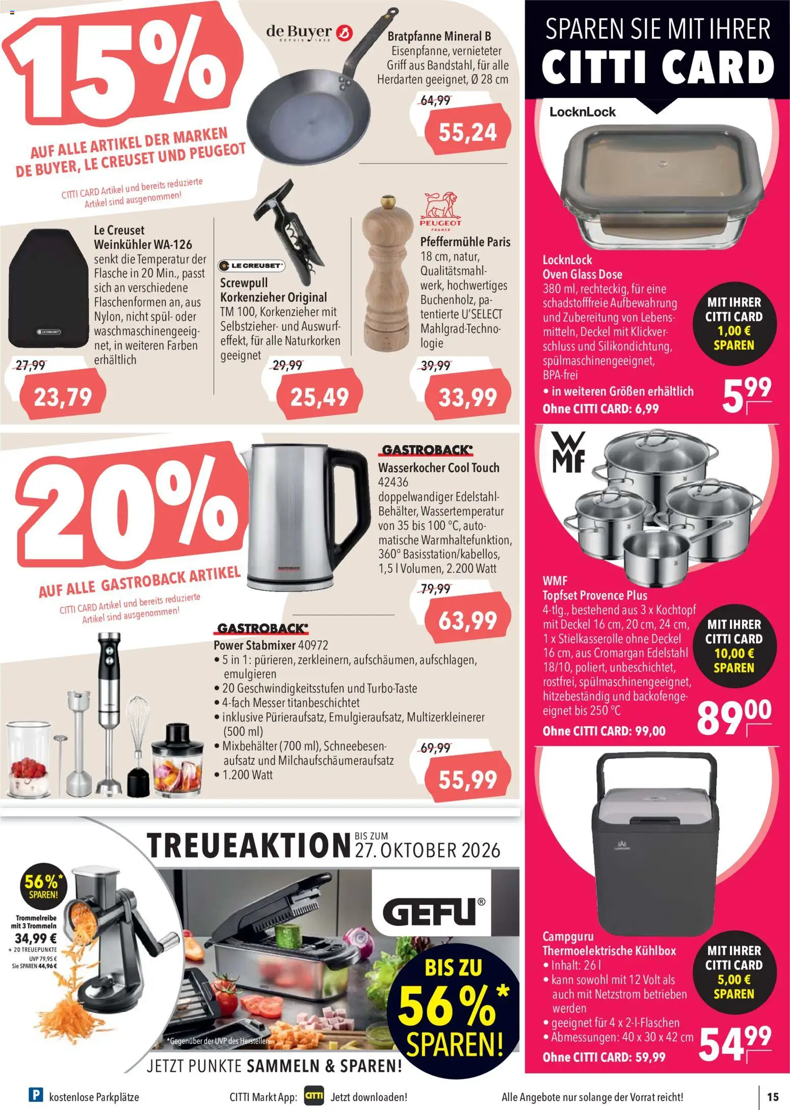 CITTI Markt Prospekt – gültig ab 12.08.2026 | Seite: 19 | Produkte: Wasserkocher, Stabmixer
