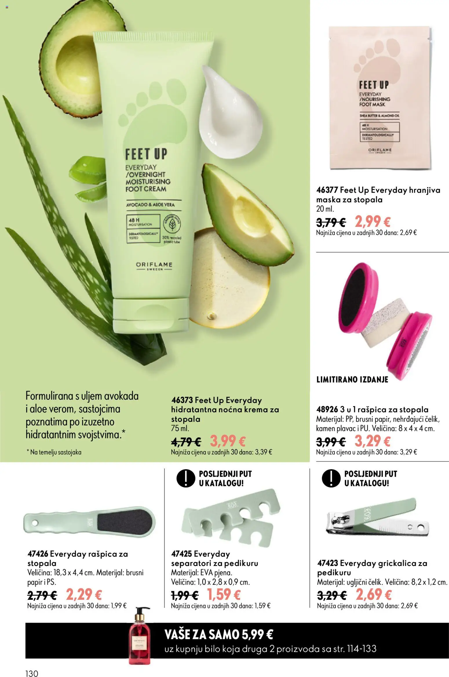 Oriflame katalog | vrijedi od 05.08.2026 | Stranica: 130 | Proizvodi: Noćna krema, Maska, Krema