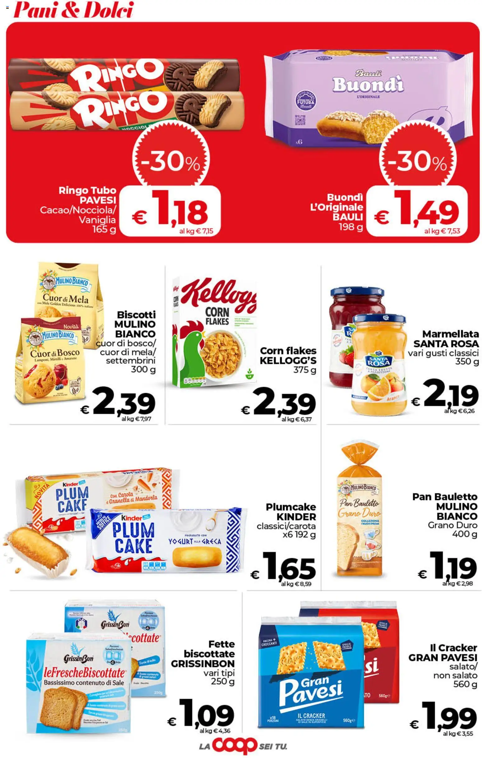 Volantino COOP del 18.06.2026 | Pagina: 26 | Prodotti: Carota, Tubo, Mirtilli, Plumcake