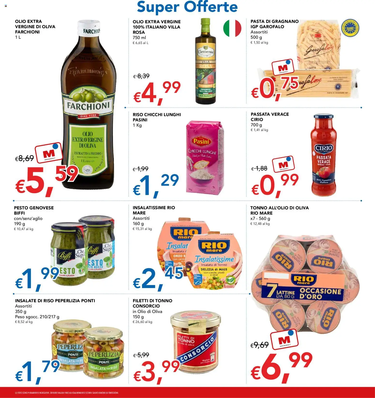 Volantino Migross del 12/08/2026 | Pagina: 9 | Prodotti: Olive, Pasta, Tonno, Sugo