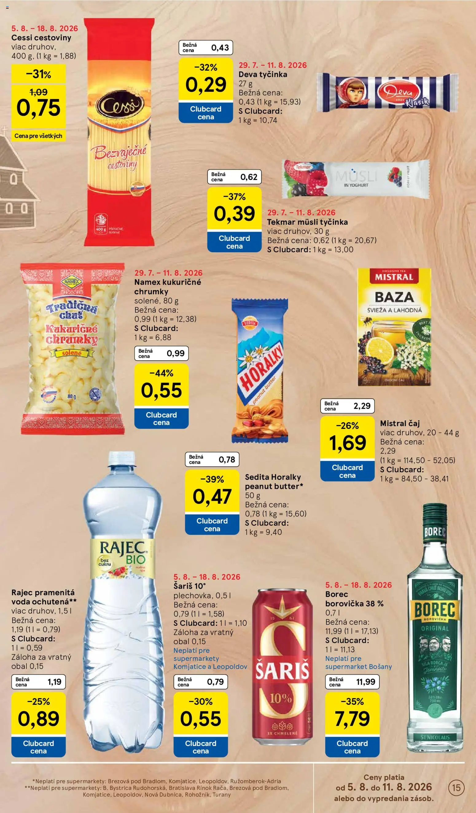 Nové Tesco akcie – leták je platný od 05.08.2026 | Strana: 15