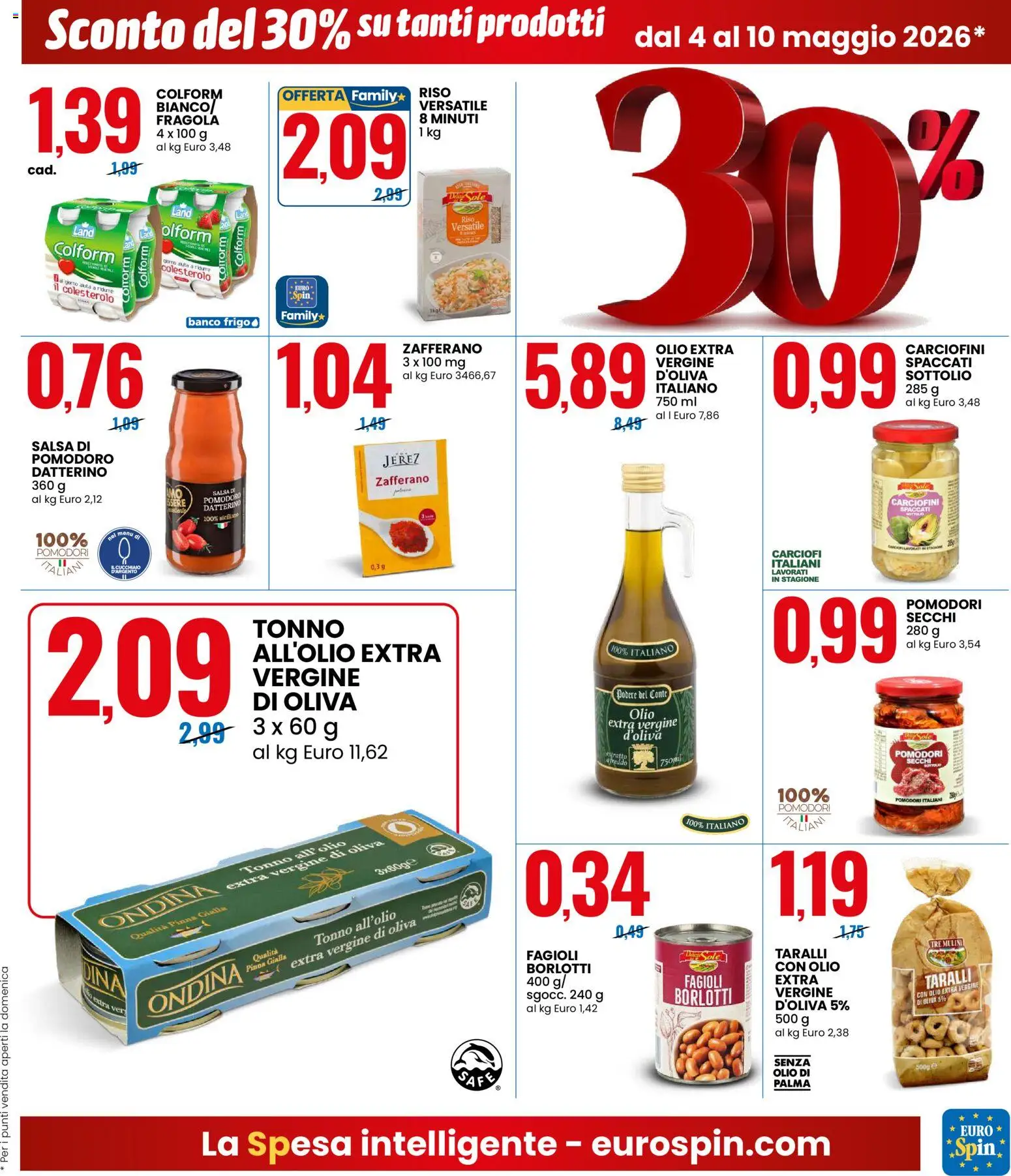 Volantino Eurospin dal ﻿04/05/2026 > Nuovo Offerte > 📣 Anteprima | Italy