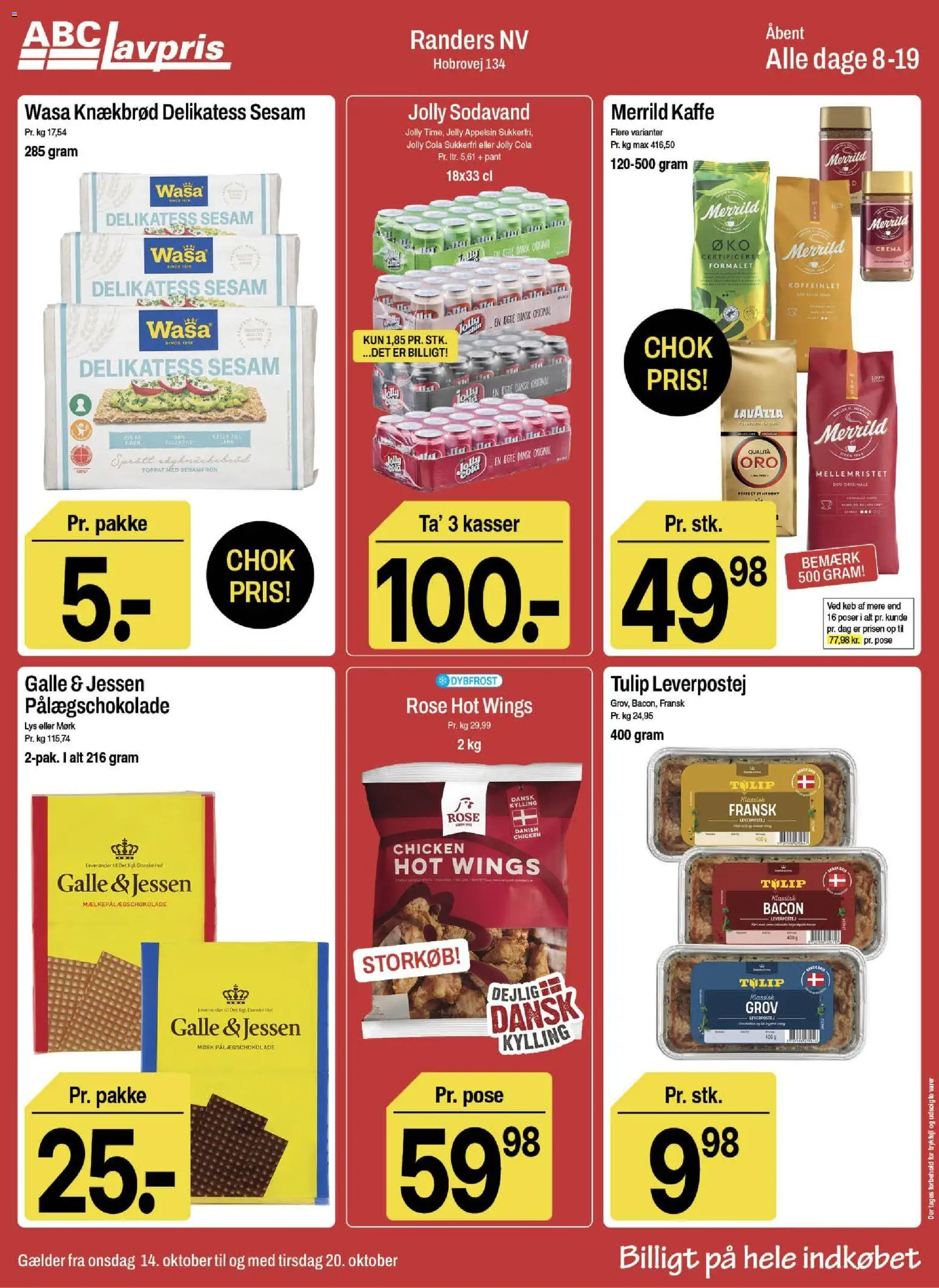 Abc Lavpris tilbudsavis – gyldig fra 14/10/2026 | Side: 1