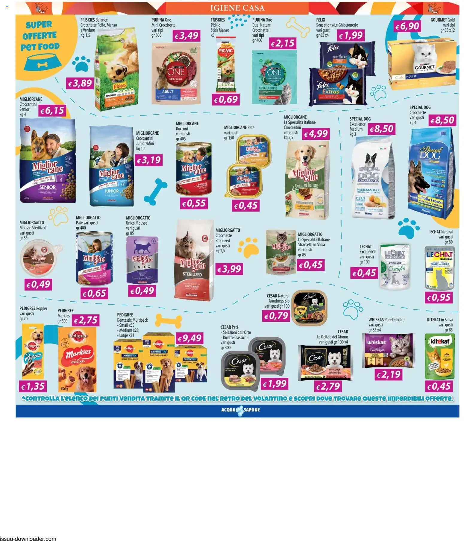 Volantino Acqua e Sapone del 09.04.2026 | Pagina: 13 | Prodotti: Sapone, Pollo, Salsa, Crocchette
