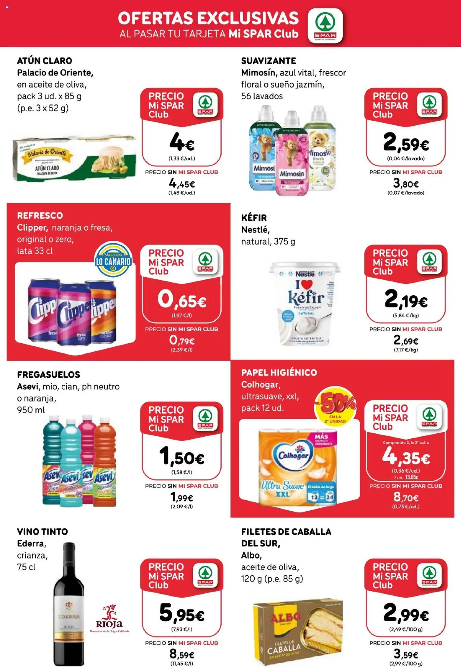 Spar folleto │ válido desde el 12.06.2026 | Página: 23 | Productos: Aceite, Vino, Suavizante, Atún claro
