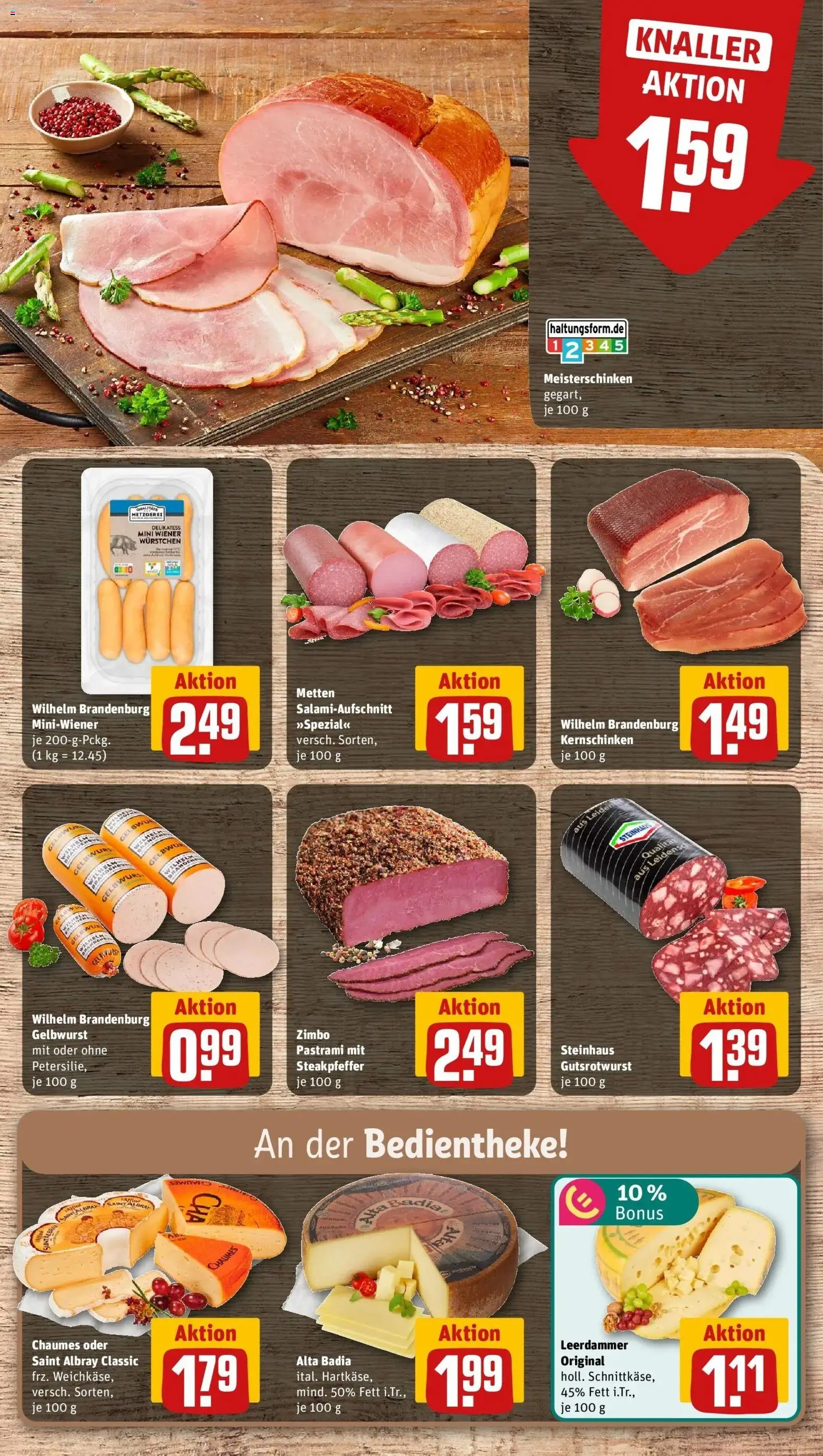 REWE Prospekt ab 31.08.2026 zum Blättern » Angebote | Seite: 10 | Produkte: Wiener wurstchen, Leerdammer