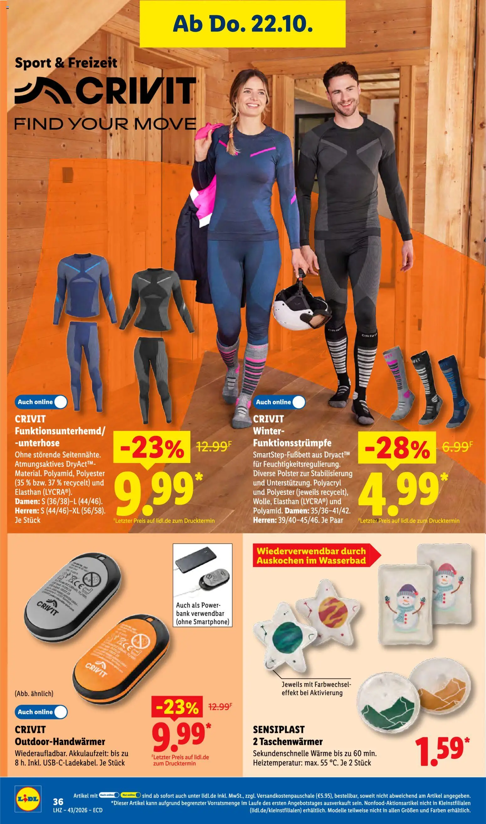 Lidl Německo leták od 19.10.2026 | Strana: 56 | Produkty: Smartphone, Sensiplast