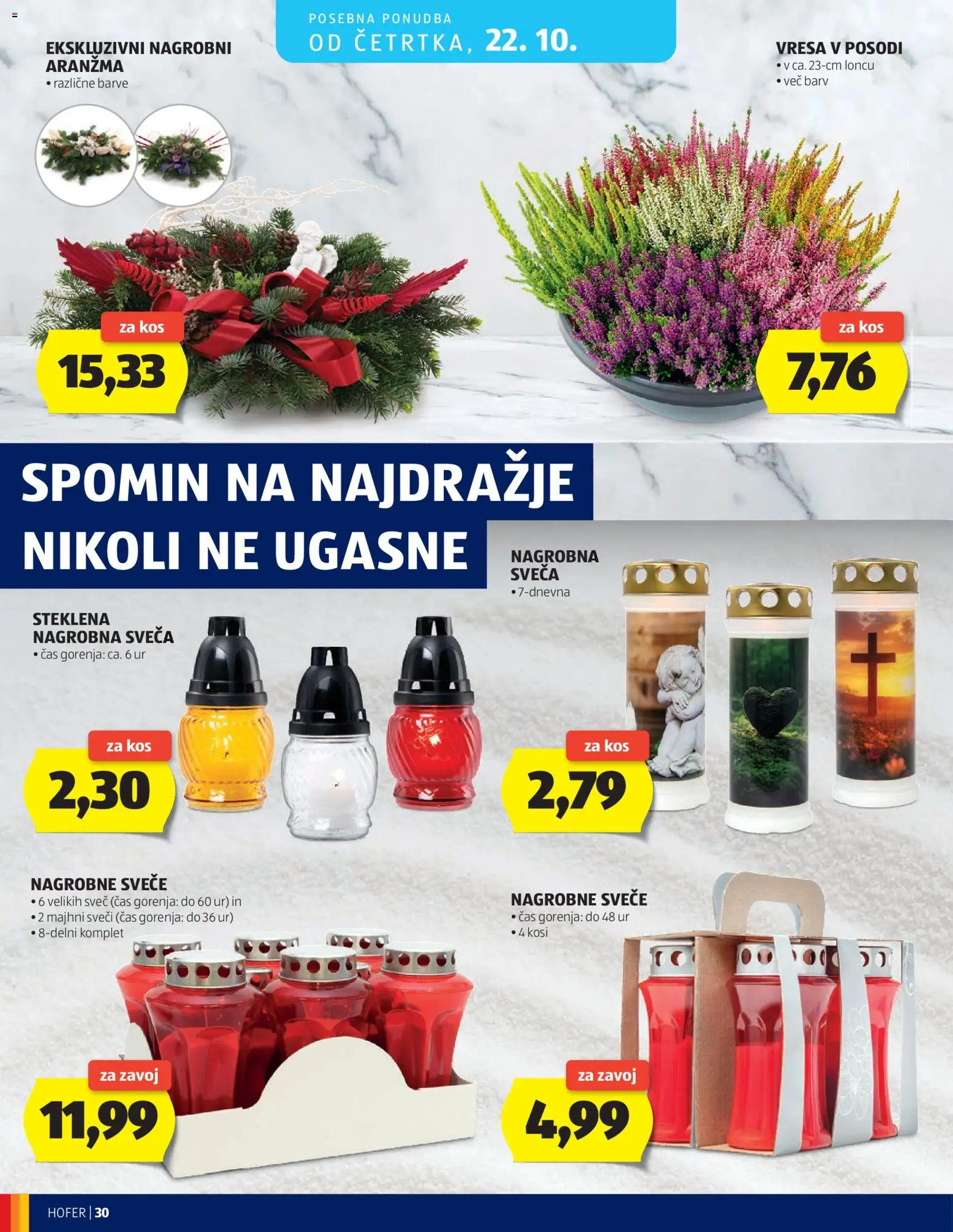Novi Hofer katalog ponudbe – veljaven od 14.10.2026 | Stran: 30
