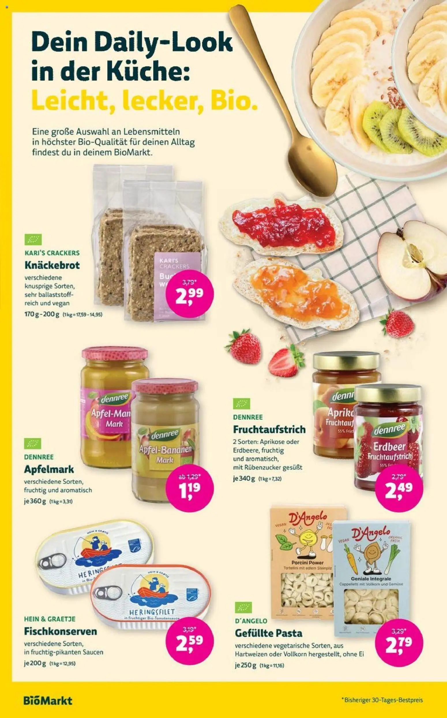 BioMarkt Prospekt – gültig ab 01.07.2026 | Seite: 10 | Produkte: Küche, Gemüse, Pasta