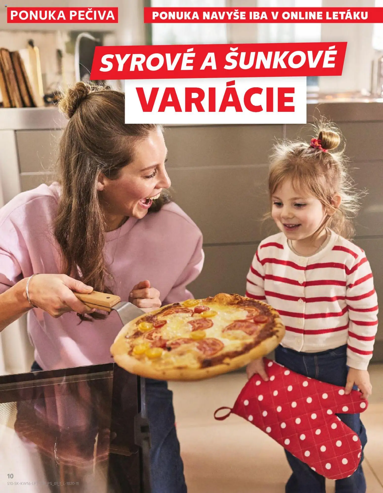 Nové Kaufland akcie – leták je platný od 16.04.2026 | Strana: 10 | Produkty: Pizza