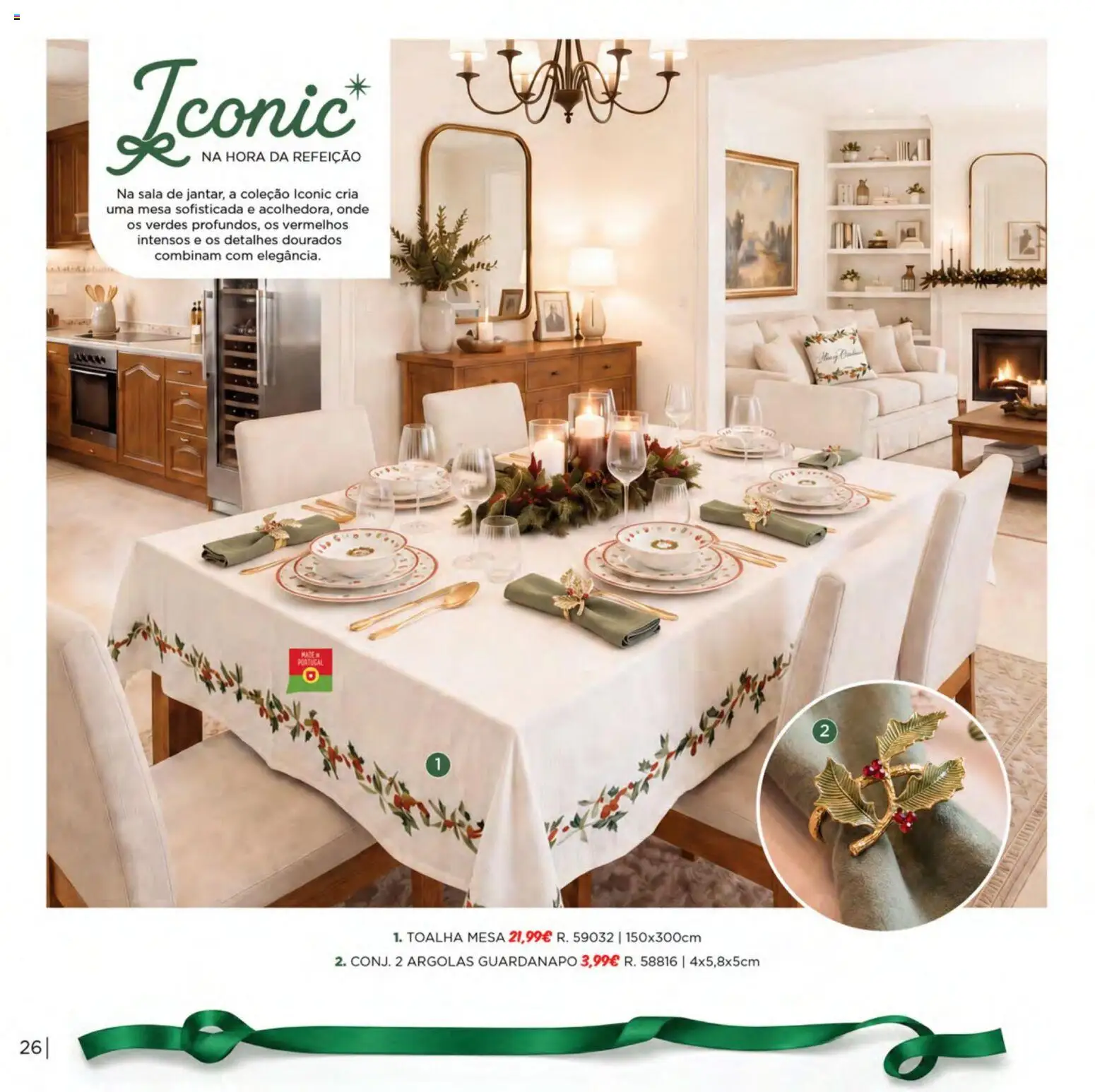 Espaço Casa Catálogo de Natal 2026 │ válido de 06/10/2026 | Página: 26 | Produtos: Mesa
