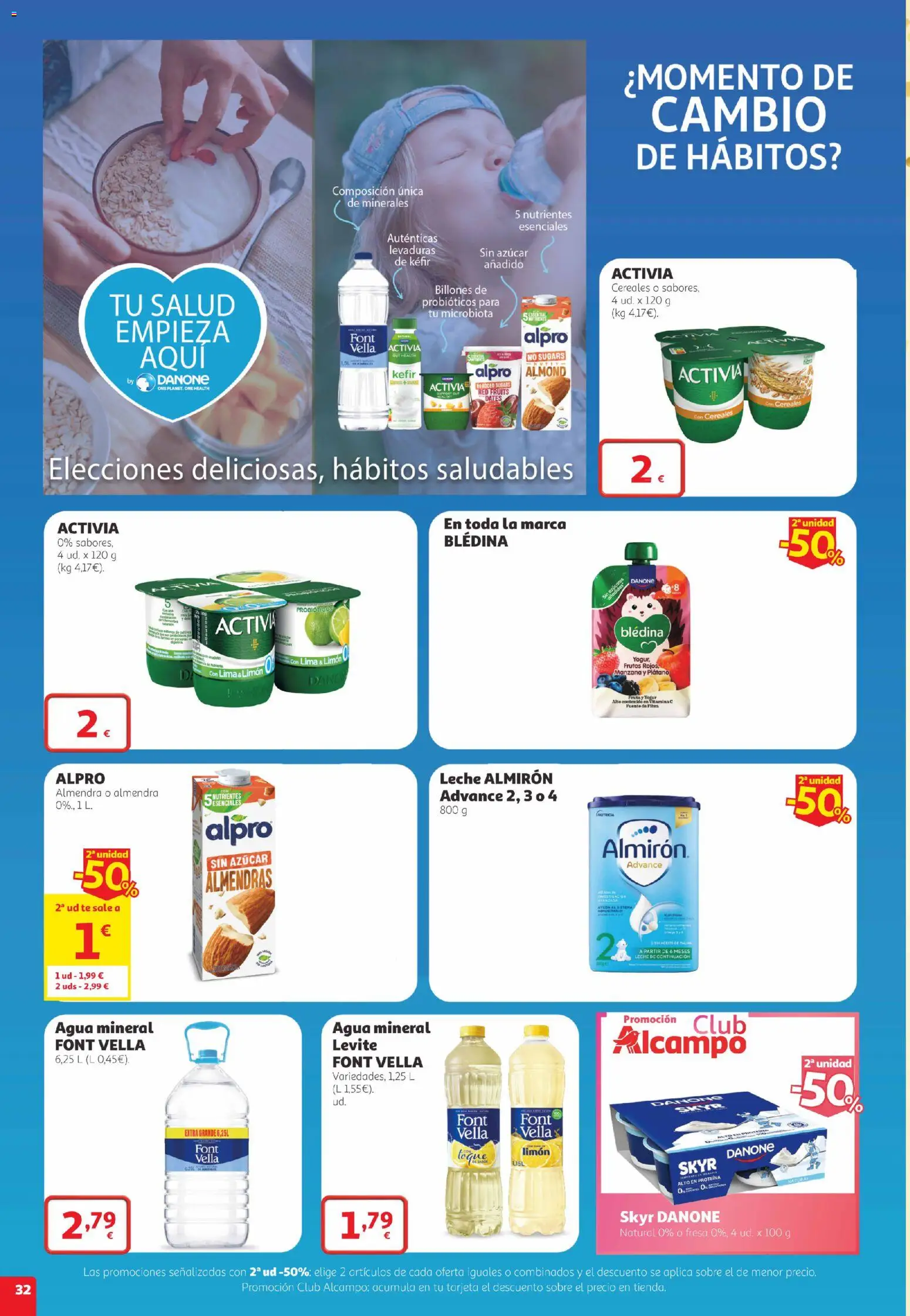 Alcampo folleto Telde │ válido desde el 22/10/2026 | Página: 32 | Productos: Leche, Aceite, Limón, Cereales