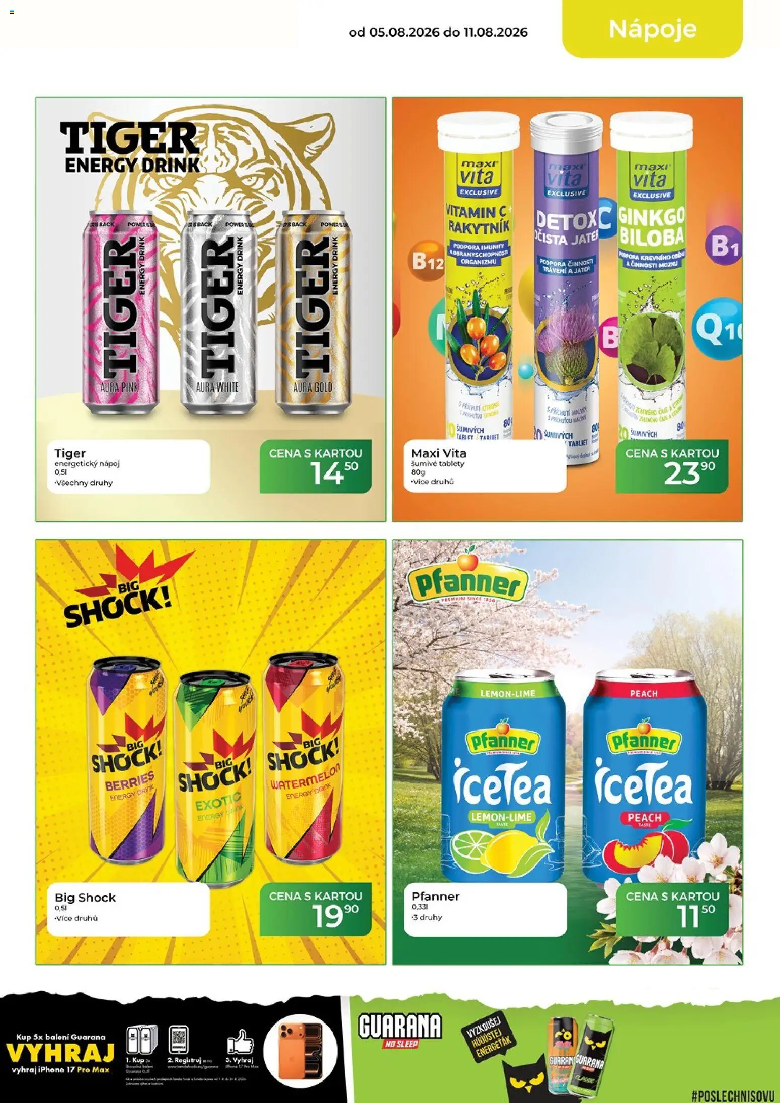 Tamda Foods leták od 05.08.2026 | Strana: 11 | Produkty: Vitamin c, Tiger, Energetický nápoj, Energy drink