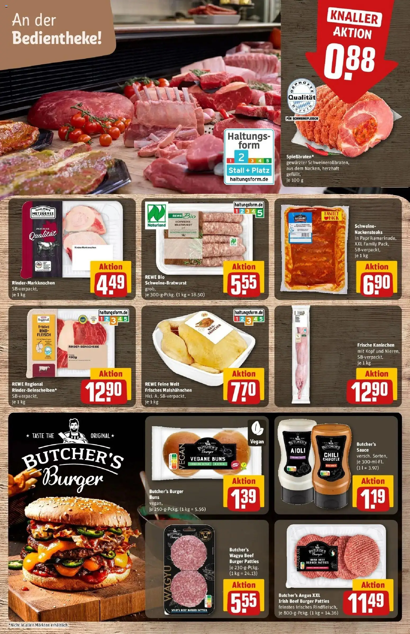 Rewe Prospekt Pegnitz	 – gültig ab 20.04.2026 | Seite: 14 | Produkte: Nackensteaks, Burger, Chili, Steak