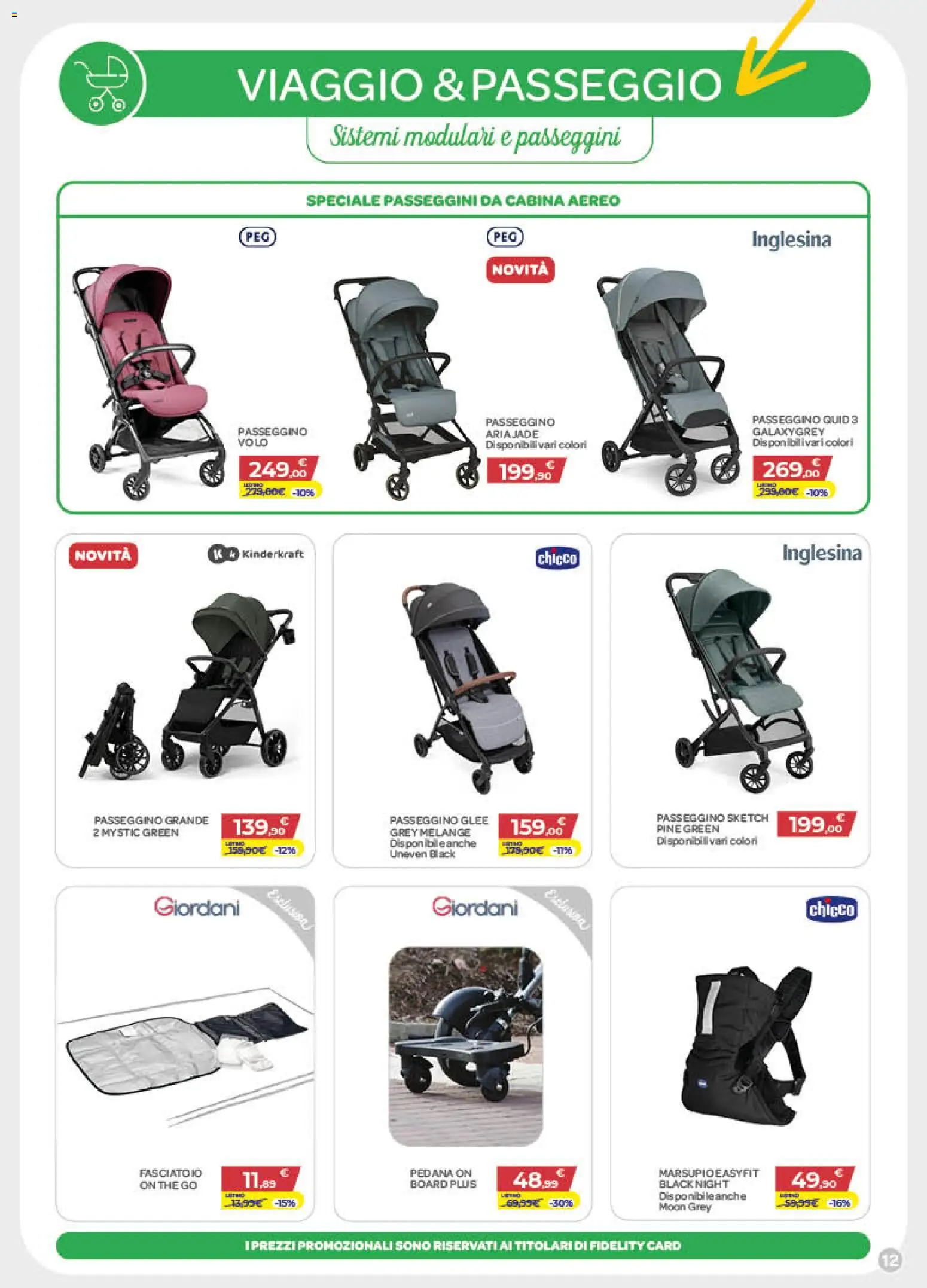 Volantino Bimbo store del 11.06.2026 | Pagina: 12 | Prodotti: The, Passeggino, Fasciatoio