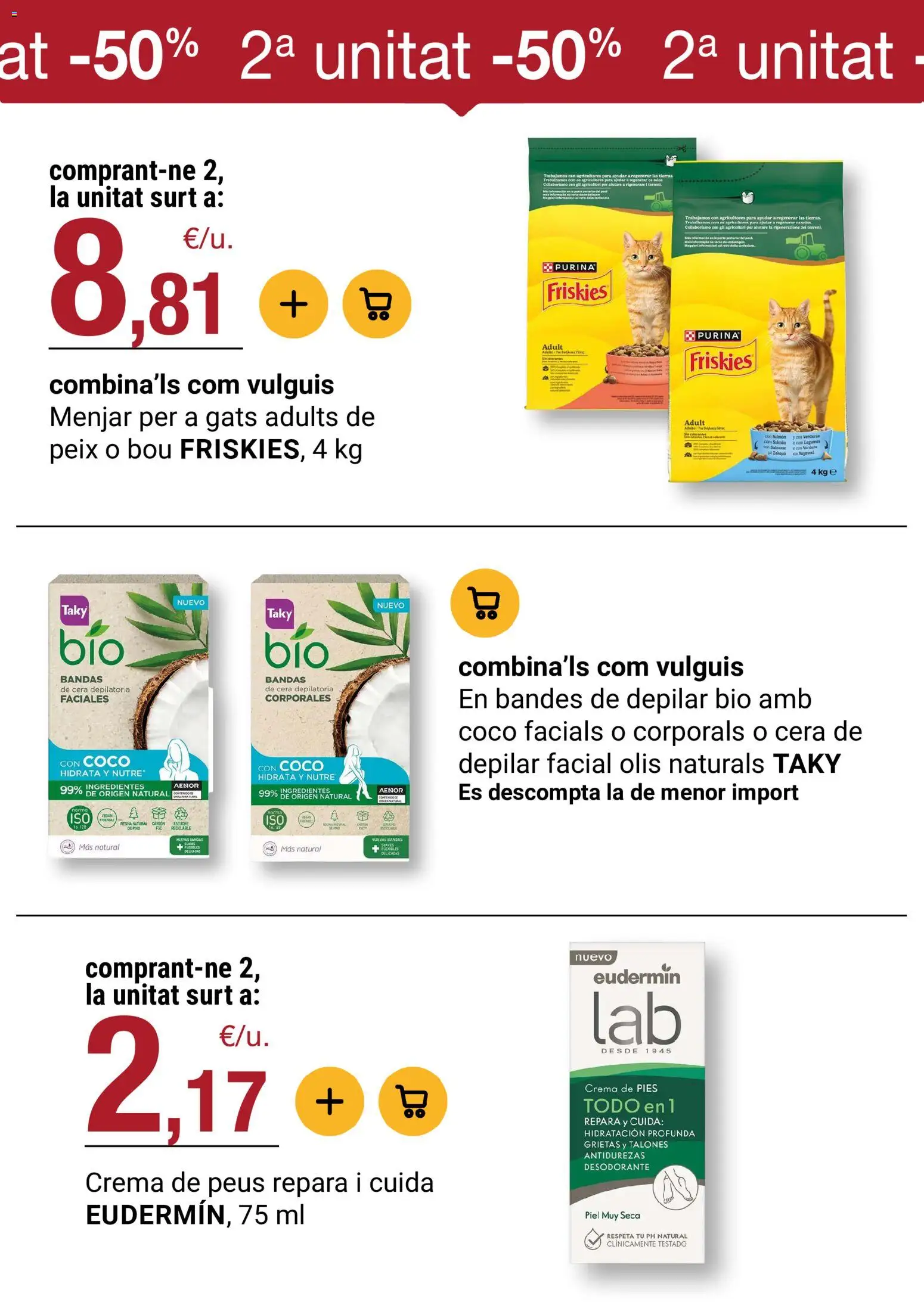 Bonpreu folleto │ válido desde el 16.06.2026 | Página: 54 | Productos: Desodorante, Κρεμάστρα, Crema, Bandas de cera